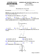 Đề giữa học kỳ 1 Toán 12 năm 2024 – 2025 trường THPT Bình Chiểu – TP HCM