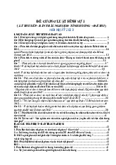 Đề cương Môn Luật hình sự | Trường Đại học Luật Hà Nội