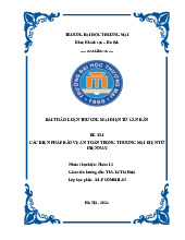 Các Biện Pháp Bảo Vệ An Toàn TMĐT | Bài thảo luận Thương mại điện tử căn bản