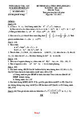 Đề Giao Lưu HSG Toán 8 Cụm Nga Sơn 2025-2026 Có Đáp Án