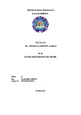 Hỗ trợ Bán Lẻ Điện Tử qua TikTok | Bài thảo luận thương mại điện tử căn bản