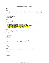 Đề cương môn cấu trúc máy tính và vi xử lý- Trường Đại học bách khoa - Đại học đà nẵn