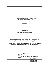 Tiểu luận môn Triết - Triết học Mác - Lênin (PHI2) | Trường Đại học Kinh tế, Đại học Quốc gia Hà Nội