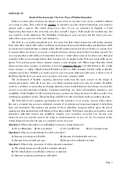 PASSAGE 29_Theme 2. Education (Giáo dục)