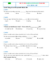 Đề ôn thi đánh giá năng lực 2025 môn Tiếng anh giải chi tiết-Đề 2