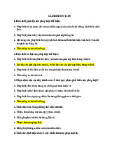 Câu hỏi ôn tập chương 5 | Trường Đại học Kinh tế – Luật, Đại học Quốc gia Thành phố Hồ Chí Minh