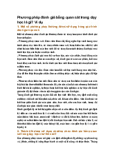 Phương pháp đánh giá bằng quan sát trong dạy học là gì? Ví dụ