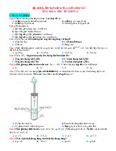 Đề cương ôn tập giữa học kỳ 1 môn Khoa học tự nhiên lớp 8 năm học 2024 - 2025 - Đề số 2 | Bộ sách Kết nối tri thức