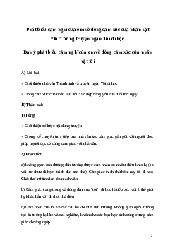 Văn mẫu lớp 8: Cảm nghĩ về dòng cảm xúc của nhân vật tôi trong Tôi đi học Ngữ Văn 8 | Cánh diều