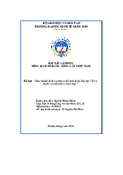 Mục tiêu ổn định và phát triển kinh tế tại Đại hội VII vànhiệm vụ của sinh vi hiện nay - Lịch sử Đảng Cộng Sản Việt Nam| Đại học Kinh Tế Quốc Dân