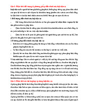 Tài Liệu Học Tập Luật Dân Sự Vấn Đáp | Môn Pháp luật đại cương - Học viện Hành chính Quốc gia