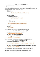 Bài Tập Chương 3: Quan Hệ Hai Ngôi và Tương Đương