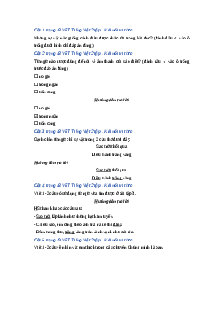 Giải VBT môn Tiếng việt 2 - Bài 21: Thả diều | Kết nối tri thức