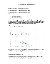 Bài tập thực hành kiến trúc máy tính: Ôn tập và các bài tập giải thích | Đại Học Nội Vụ Hà Nội