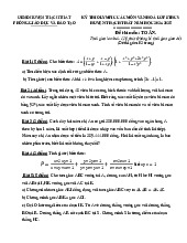 Đề thi Olympic Toán 8 năm 2024 – 2025 phòng GD&ĐT Thạch Thất – Hà Nội