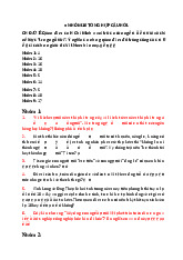 Tổng hợp câu hỏi ôn tập về vai trò con người và chiến lược trồng người