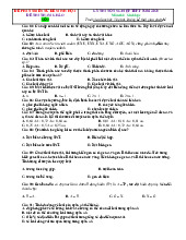 Đề ôn thi tốt nghiệp 2025 môn Sinh học phát triển từ đề minh họa giải chi tiết-Đề 3