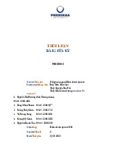 Tiểu luận Giữa kỳ 1 - Nhập môn Kinh doanh quốc tế Nhóm 3. Môn Nhập môn kinh doanh quốc tế | Đại học Trường Đại học Phenika.