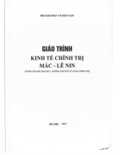 Giáo trình Môn Kinh tế chính trị Mác-Lenin | Trường Cao đẳng Kinh tế Công nghiệp Hà Nội