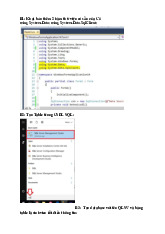 Kết nối Form với CSDL SQL - Hướng dẫn C# và SQL cho sinh viên | Môn Công nghệ thông tin - Học viện Hành chính Quốc gia
