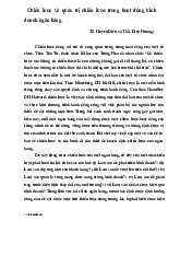 Chiến lược và quản trị chiến lược trong hoạt động kinh doanh ngân hàng môn Kinh tế vi mô | Trường Đại học Kinh Tế Quốc Dân