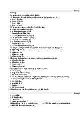 Câu hỏi trắc nghiệm - Môn Thị trường và các định chế tài chính - Đại Học Kinh Tế - Đại học Đà Nẵng