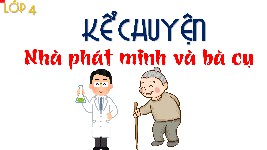 Giáo án điện tử  Tiếng Việt 4 -  Kết Nối Tri Thức: NGHE VÀ NÓI.
