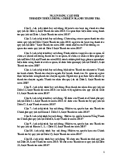 Ngân hàng câu hỏi thi kiến thức chung chuyên ngành thanh tra | Đại học Nội Vụ Hà Nội