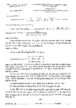 Đề thi học sinh giỏi Toán 9 năm 2020 – 2021 sở GD&ĐT thành phố Đà Nẵng