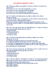 Câu hỏi trắc nghiệm Chương 3 Triết học Mác - Lênin | Trường Đại học Công nghệ, Đại học Quốc gia Hà Nội