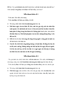 Tác giả đã dành cho chiếc bánh khúc tuổi thơ là tình cảm như thế nào? | Văn mẫu 7 Chân trời sáng tạo