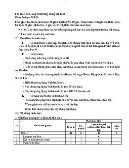 Giáo trình môn Lập trình ứng dụng với Java | Trường Cao đẳng Công nghệ Tây Nguyên