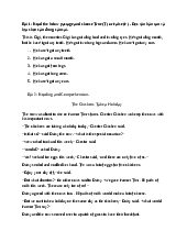 Tài liệu bài tập tiếng anh 4