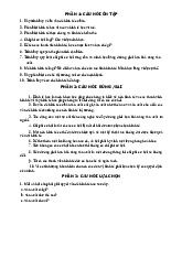 Bài tập Ôn Tập Chương 1: Tầm Quan Trọng Kinh Tế Vi Mô môn Kinh tế vi mô | Trường Đại học Kinh Tế Quốc Dân