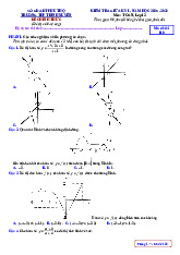Đề giữa kỳ 1 Toán 12 năm 2025 – 2026 trường THPT Bình Xuyên – Phú Thọ