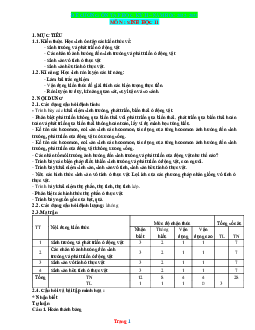 Đề cương ôn tập kiểm tra học kỳ II năm học 2022-2023 môn sinh học 11 (có lời giải)