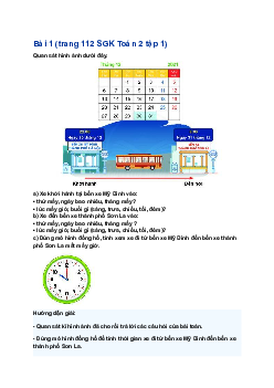 Giải SGK Toán lớp 2 trang 112, 113, 114 Em làm được những gì| Chân trời sáng tạo