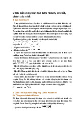 Cách bấm máy tính đạo hàm nhanh, chi tiết, chính xác nhất