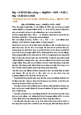 Mg + H2SO4 đặc nóng → MgSO4 + H2S + H2O | Mg + H2SO4 ra H2S