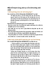 Mẫu kế hoạch ứng phó sự cố môi trường mới nhất