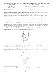 Đề thi thử tốt nghiệp THPT năm 2025 môn Toán sở GD&ĐT Bình Dương