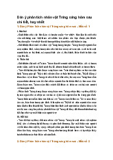 Dàn ý phân tích nhân vật Tràng sáng hôm sau chi tiết, hay nhất