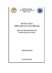 Tổng hợp bài tập vật lý 2 có lời giải | Vật lý đại cương I | Đại học Sư phạm, Đại học Đà Nẵng