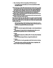 Phân Tích CSHT và KTTT của Việt Nam: Đặc Điểm và Phát Triển