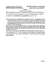 Đề thi Xác suất thông kê đề số 1 giữa kỳ hè năm học 2020-2021 | Trường Đại học Công nghệ, Đại học Quốc gia Hà Nội