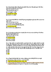 Trắc nghiệm cuối kỳ Môn Lịch sử Đảng Cộng Sản Việt Nam | Đại học Kinh Tế Quốc Dân