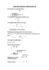 Tổng hợp Công thức Nguyên lý thống kê kinh tế | Trường Đại học Kinh Bắc