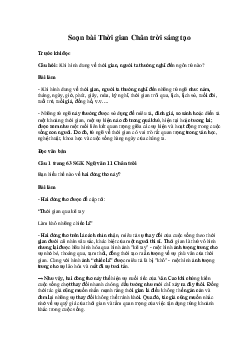 Soạn bài Thời gian | Ngữ văn 11 Chân trời sáng tạo