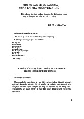 Những vấn đề cơ bản của quản lý nhà nước về kinh tế môn Kinh tế vi mô | Trường Đại học Kinh Tế Quốc Dân