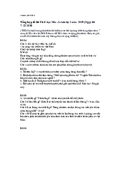 Đề thi triết học Mác Lênin kỳ 3 năm 2019 - Triết học Mác Lenin| Đại học Kinh Tế Quốc Dân